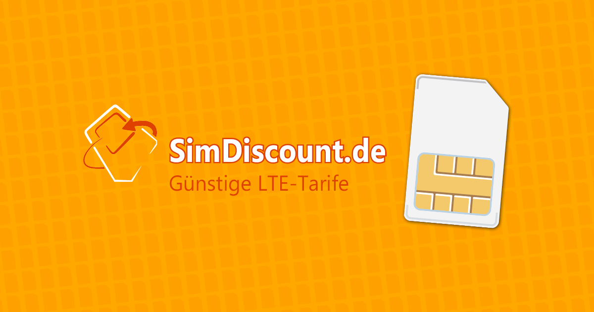 SimDiscount Allnet-Flat 25 GB LTE 24M nur 11,99 € mtl. *1