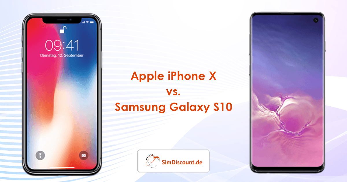 Vergleich Samsung Galaxy S10 Und Iphone X