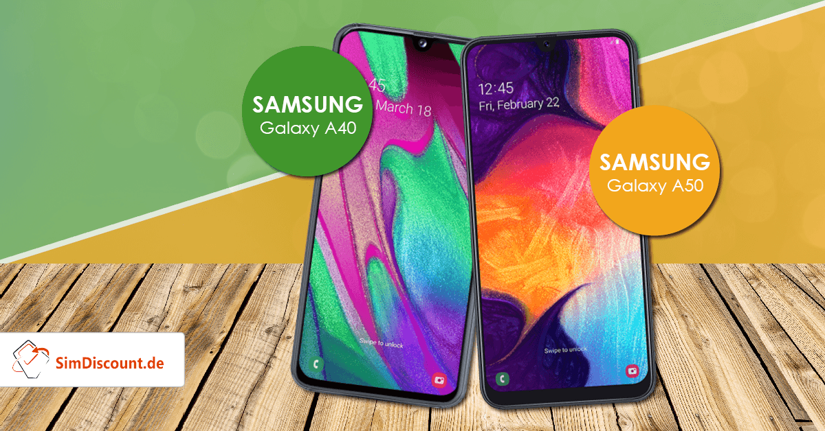 Samsung Galaxy Vergleich: A50 VS A40