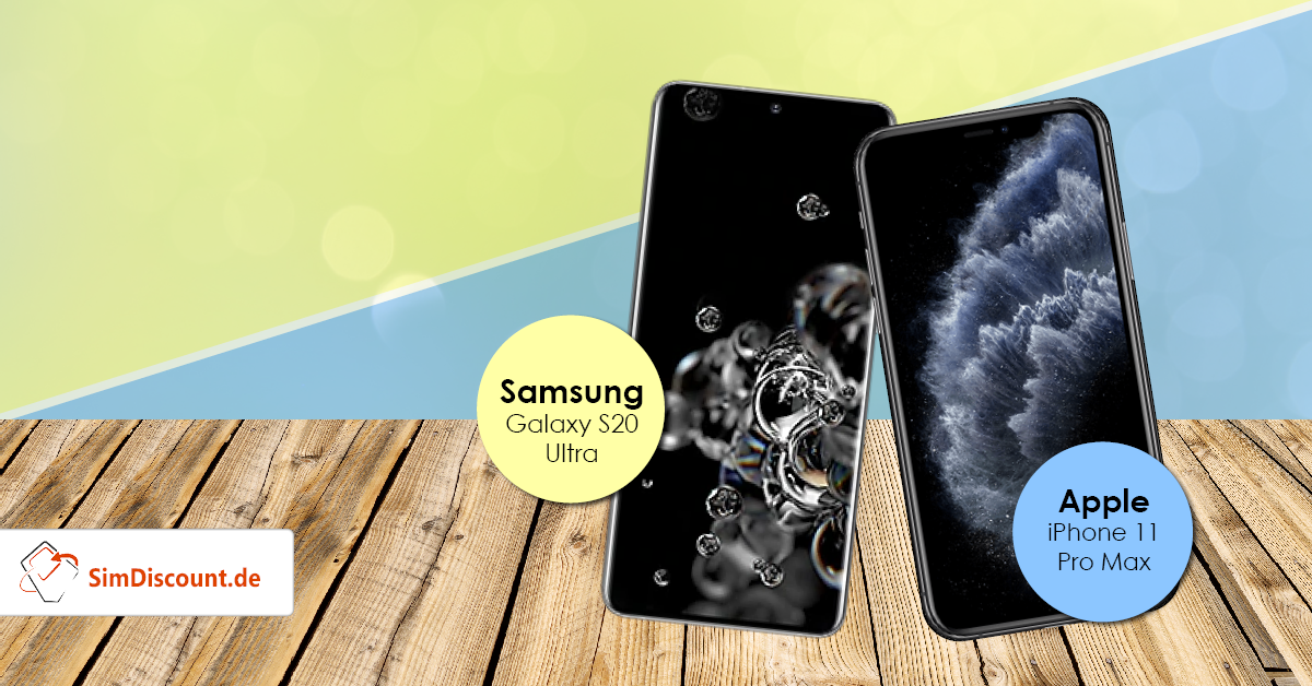 Samsung Galaxy S20 Ultra vs. Apple iPhone 11 Pro Max