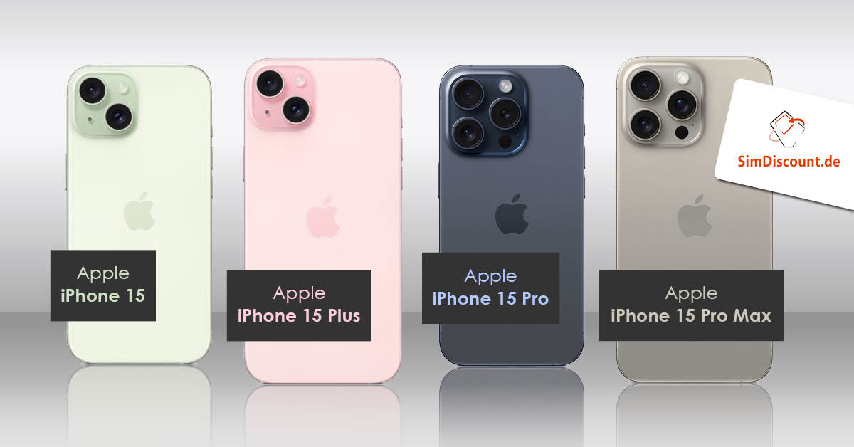 Die neuen Apple iPhone 15 Handys