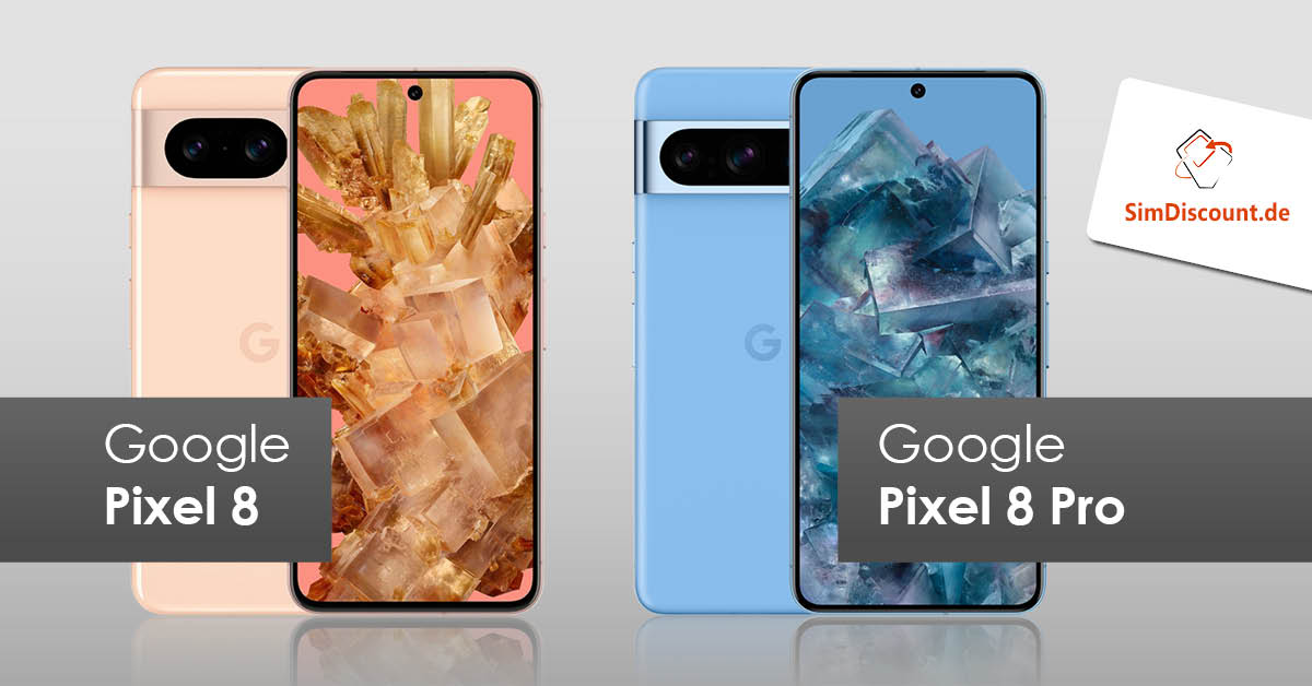 Die neuen Google Pixel 8 Handys im Vergleich