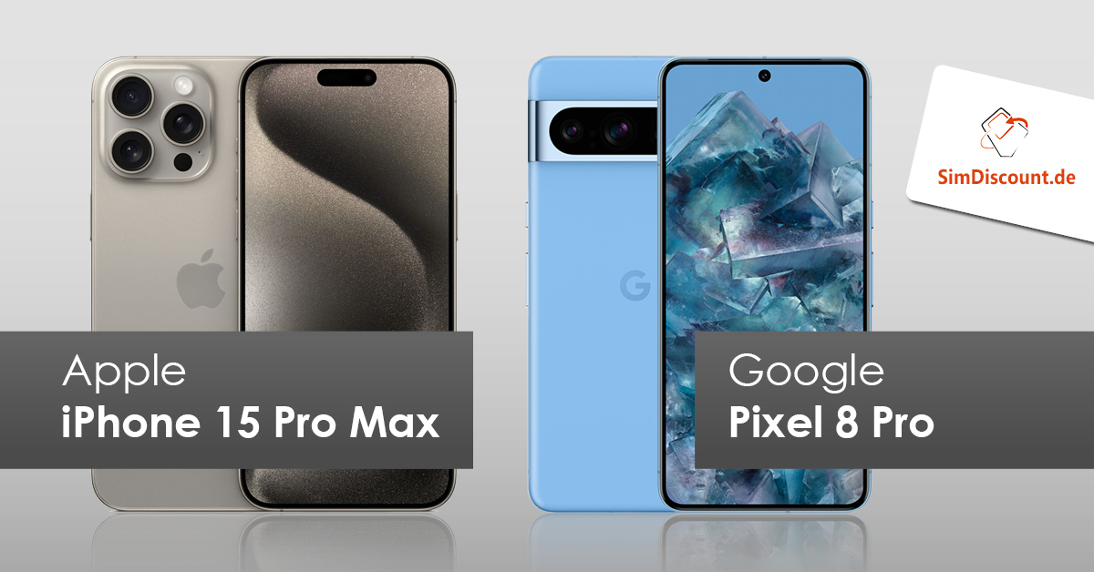 Apple iPhone 15 Pro Max VS. Google Pixel 8 Pro